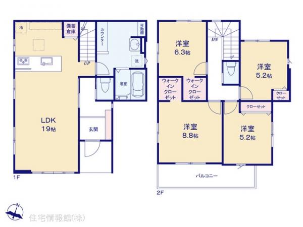 新築戸建 東京都練馬区西大泉５丁目1142-42 西武池袋線保谷駅 7,599万円