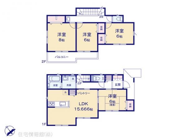 新築戸建 東京都八王子市戸吹町1968-1 JR五日市線秋川駅 3,340万円