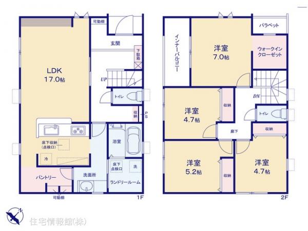 新築戸建 埼玉県白岡市彦兵衛7-33 東武伊勢崎線東武動物公園駅 2,780万円