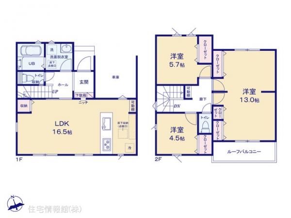 新築戸建 埼玉県川口市上青木西２丁目7-15 JR京浜東北線西川口駅 5,080万円