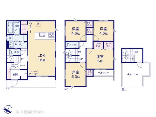 新築戸建 神奈川県相模原市南区相南１丁目2-36 小田急線小田急相模原駅 4,998万円