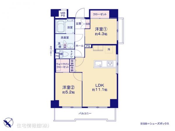 中古マンション 東京都練馬区田柄２丁目51-17 有楽町線地下鉄赤塚駅 4,880万円