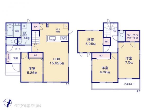 新築戸建 埼玉県北足立郡伊奈町大字小室7582-1 埼玉新都市交通伊奈線志久駅 2,990万円