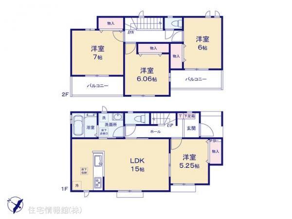 新築戸建 埼玉県北足立郡伊奈町大字小室7582-1 埼玉新都市交通伊奈線志久駅 2,590万円