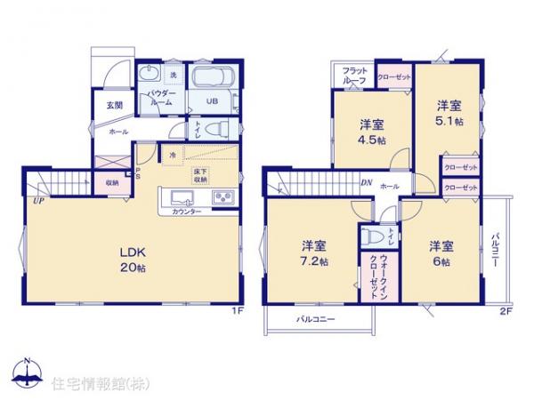 新築戸建 東京都日野市日野台２丁目5-8 JR中央線日野駅 5,699万円