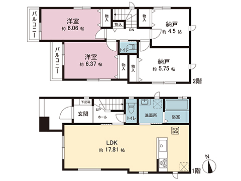 新築戸建 千葉市中央区東千葉３丁目 千葉都市モノレール作草部駅 3,290万円