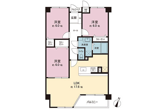中古マンション 柏市名戸ケ谷１丁目 東武野田線新柏駅 2,098万円