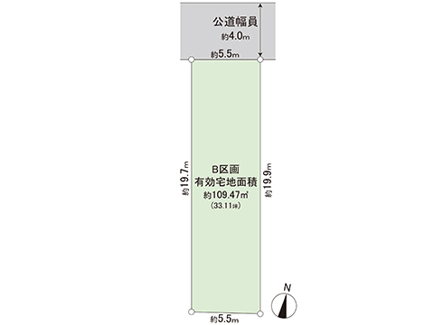 土地 東京都練馬区富士見台３丁目 西武池袋線富士見台駅 6,300万円