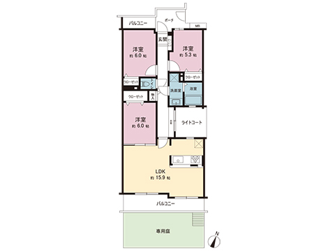 中古マンション 千葉県柏市東中新宿２丁目 東武野田線新柏駅 2,298万円