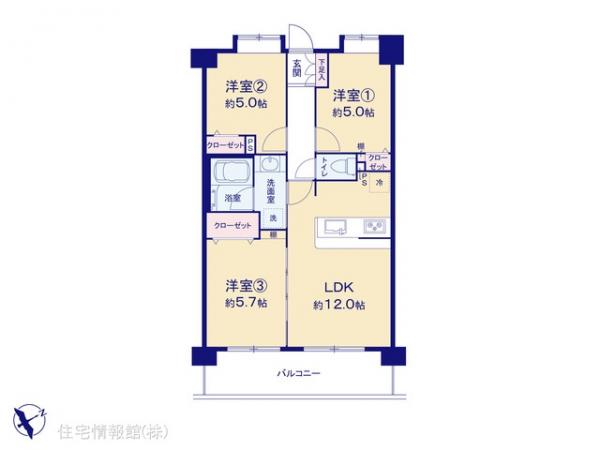 中古マンション 東京都板橋区三園１丁目41-9 都営三田線西高島平駅 4,099万円
