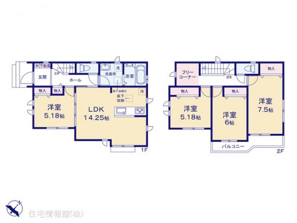 新築戸建 埼玉県川口市上青木６丁目32-1 埼玉高速鉄道鳩ケ谷駅 4,790万円