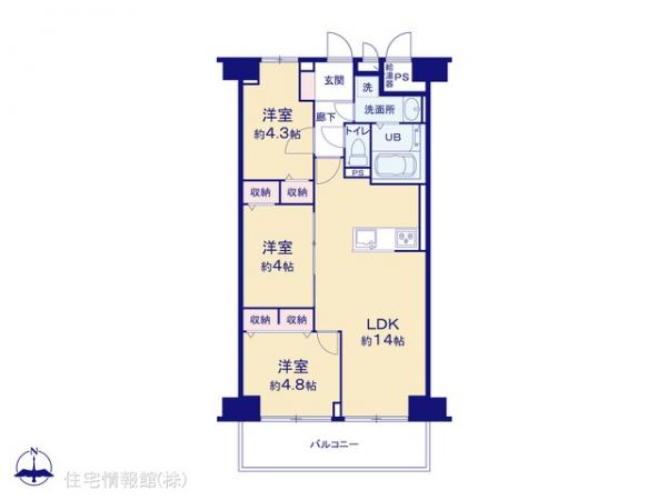 中古マンション 東京都足立区小台１丁目22-2 日暮里・舎人ライナー足立小台駅 2,780万円