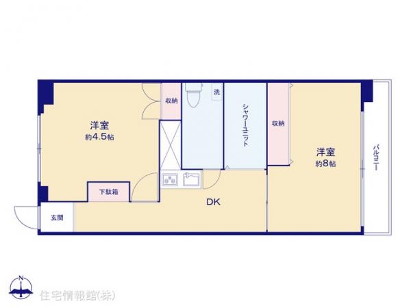 中古マンション 東京都板橋区高島平３丁目4-6 都営三田線新高島平駅 1,530万円