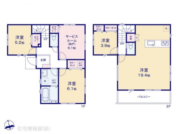 新築戸建 埼玉県戸田市下前２丁目1-30 JR埼京線戸田公園駅 6,080万円