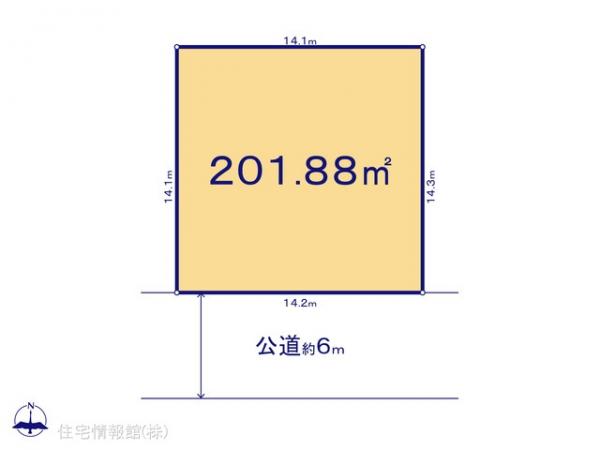 土地 東京都日野市三沢５丁目17-5 多摩モノレール程久保駅 2,880万円