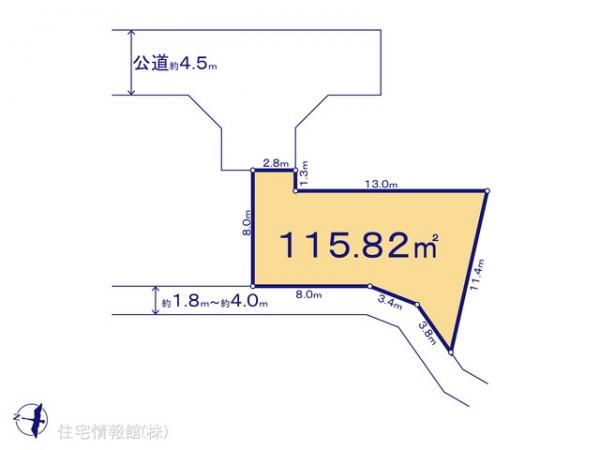 土地 神奈川県綾瀬市蓼川３丁目1067-1 相鉄本線相模大塚駅 3,080万円