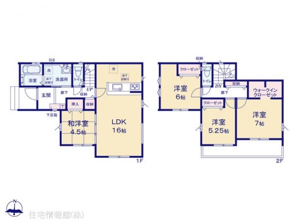 新築戸建 埼玉県越谷市大字船渡 東武伊勢崎線せんげん台駅 3,999万円