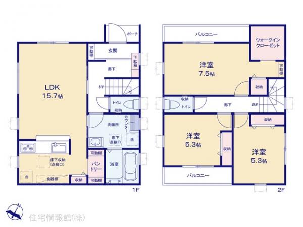 新築戸建 埼玉県さいたま市岩槻区城町１丁目3-89 東武野田線岩槻駅 3,280万円