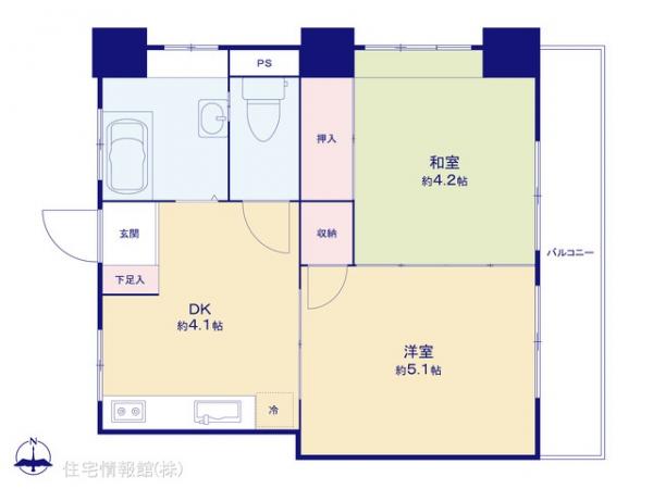 中古マンション 東京都練馬区貫井３丁目20-2 西武池袋線富士見台駅 1,380万円