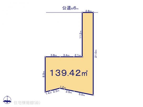 土地 埼玉県川口市大字峯76-6 東武伊勢崎線草加駅 2,899万円