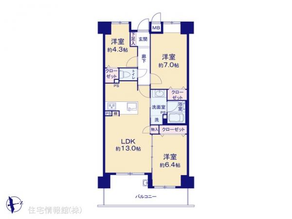 中古マンション 東京都足立区綾瀬１丁目15-18 千代田常磐線綾瀬駅 6,299万円