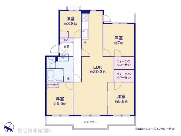 中古マンション 神奈川県横浜市神奈川区神大寺３丁目5-4 横浜市営地下鉄ブルーライン片倉町駅 2,980万円