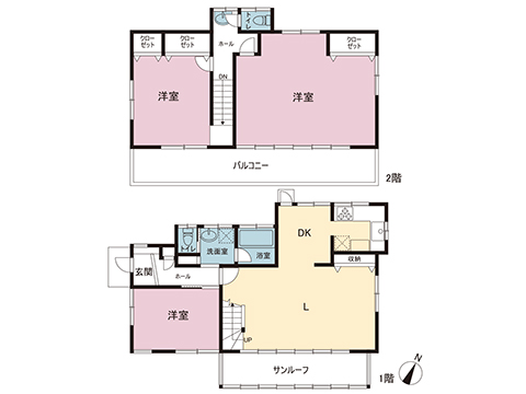 中古戸建 中郡二宮町百合が丘３丁目 JR東海道本線(東京〜熱海)二宮駅 2,800万円