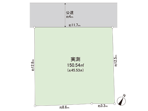 土地 町田市西成瀬１丁目 JR横浜線成瀬駅 3,380万円