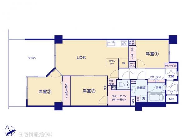 中古マンション 東京都板橋区小茂根４丁目23-18 副都心線小竹向原駅 7,498万円
