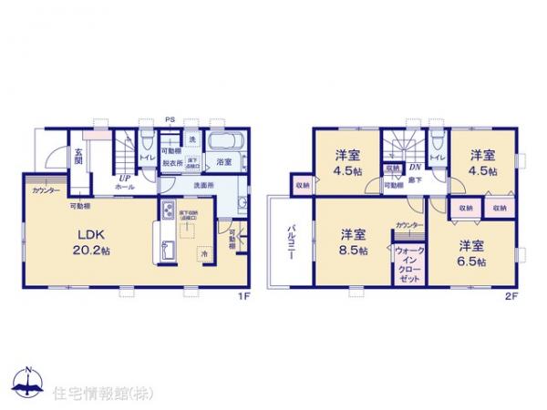 新築戸建 埼玉県三郷市彦糸１丁目172 JR武蔵野線吉川駅 4,080万円