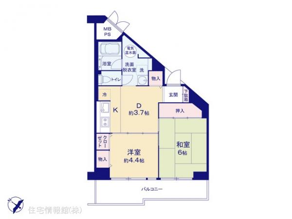 中古マンション 東京都板橋区若木１丁目21-15 東武東上線上板橋駅 3,280万円