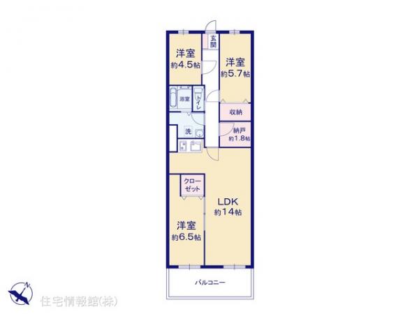 中古マンション 千葉県鎌ケ谷市初富89-1 京成松戸線北初富駅 1,749万円