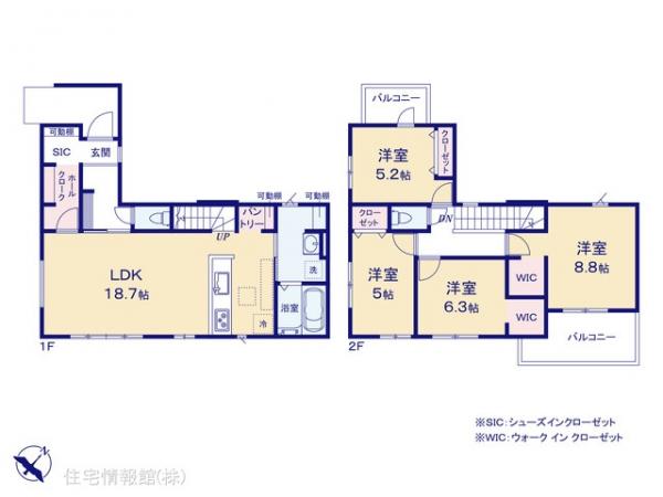 新築戸建 千葉県船橋市みやぎ台１丁目500-31 京成松戸線三咲駅 3,277万円