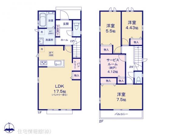 新築戸建 東京都福生市南田園２丁目2-5 JR五日市線熊川駅 3,790万円