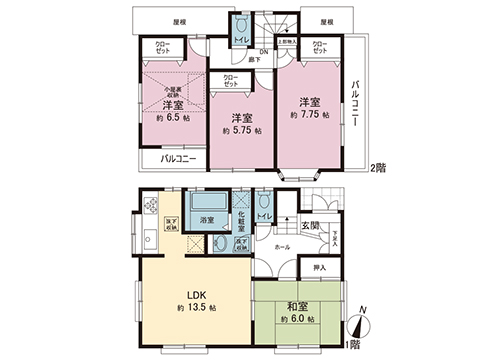中古戸建 町田市金森３丁目 JR横浜線成瀬駅 3,800万円