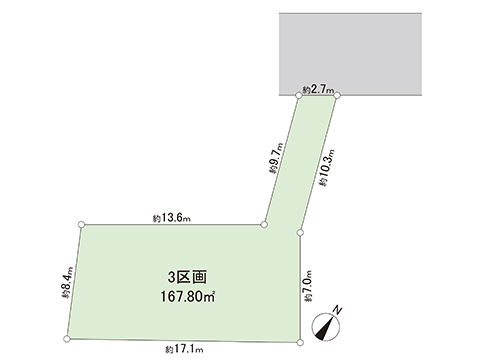 土地 清瀬市下清戸４丁目 JR武蔵野線東所沢駅 2,980万円