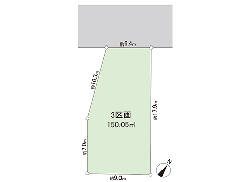 土地 清瀬市下清戸４丁目 JR武蔵野線東所沢駅 3,280万円