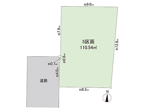 土地 小平市小川東町 西武多摩湖線萩山駅 4,390万円