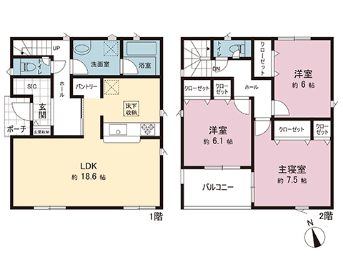 新築戸建 茅ヶ崎市中島 JR東海道本線(東京〜熱海)茅ヶ崎駅 2,980万円