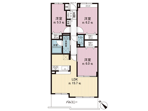 中古マンション 川越市旭町１丁目 JR川越線川越駅 4,199万円