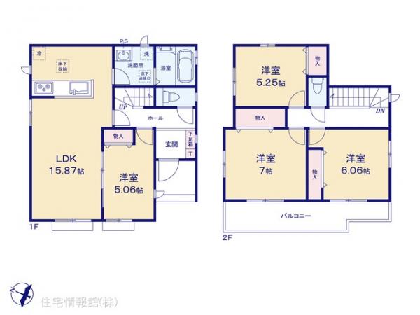 新築戸建 埼玉県上尾市二ツ宮1016-2 JR高崎線上尾駅 3,690万円
