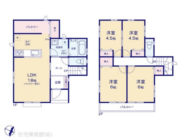 新築戸建 埼玉県上尾市二ツ宮1016-2 JR高崎線上尾駅 3,690万円