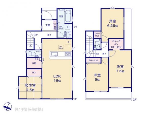 新築戸建 千葉県松戸市常盤平２丁目5-4 京成松戸線常盤平駅 4,990万円