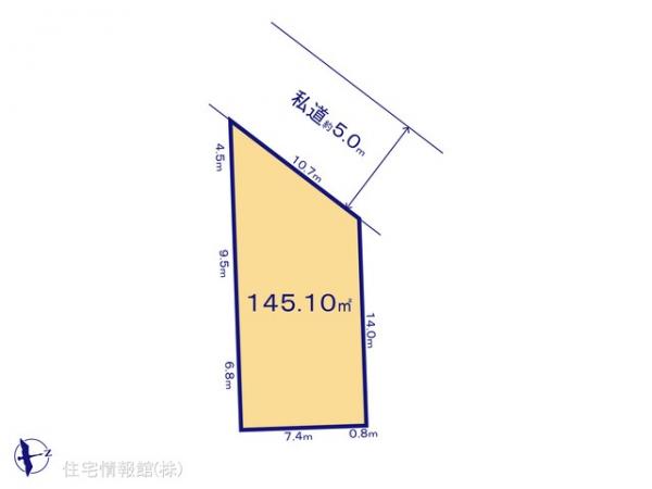 土地 東京都八王子市上壱分方町345 JR中央線西八王子駅 1,780万円
