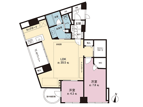 中古マンション 港区南麻布４丁目 日比谷線広尾駅 1億3,900万円