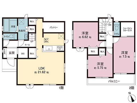 新築戸建 宇都宮市下岡本町 JR東北本線 (宇都宮線）岡本駅 3,490万円