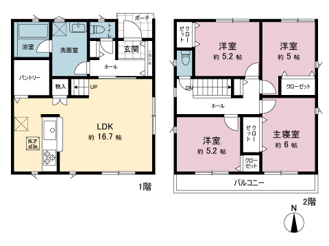 新築戸建 平塚市御殿４丁目 JR東海道本線(東京〜熱海)平塚駅 3,280万円