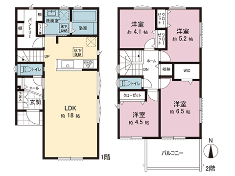 新築戸建 横浜市戸塚区下倉田町 JR根岸線本郷台駅 4,880万円