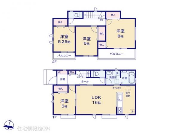 新築戸建 東京都武蔵村山市学園４丁目14-2 多摩モノレール玉川上水駅 4,190万円