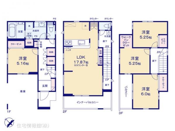 新築戸建 埼玉県川口市元郷４丁目22-6 埼玉高速鉄道川口元郷駅 5,398万円